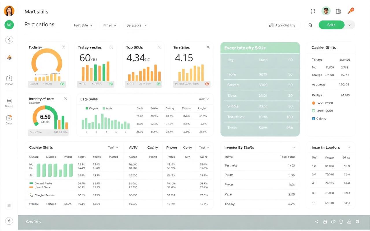 Dashboard AVIV vendite e loyalty per negozi fisici