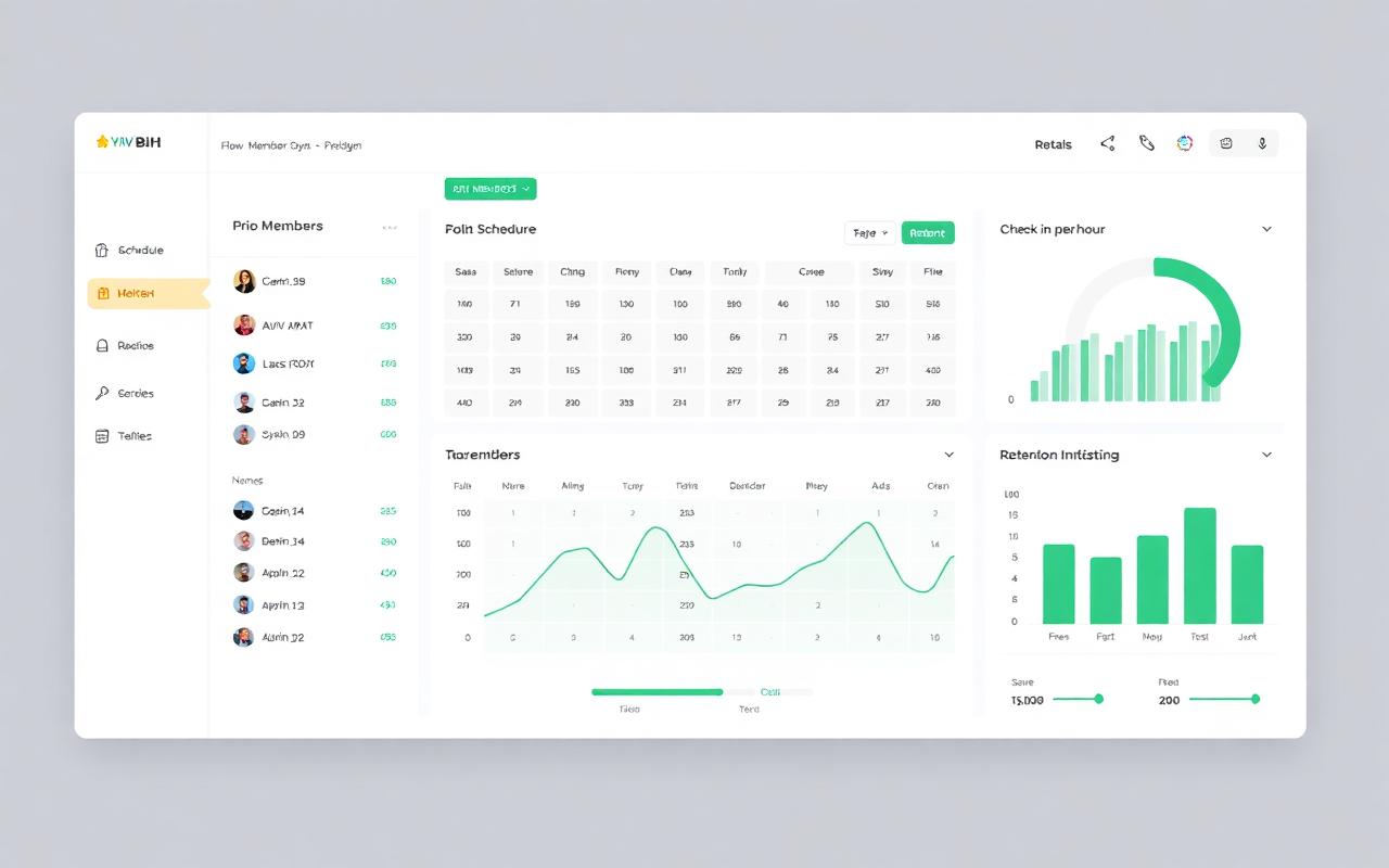 Dashboard AVIV abbonamenti per palestre